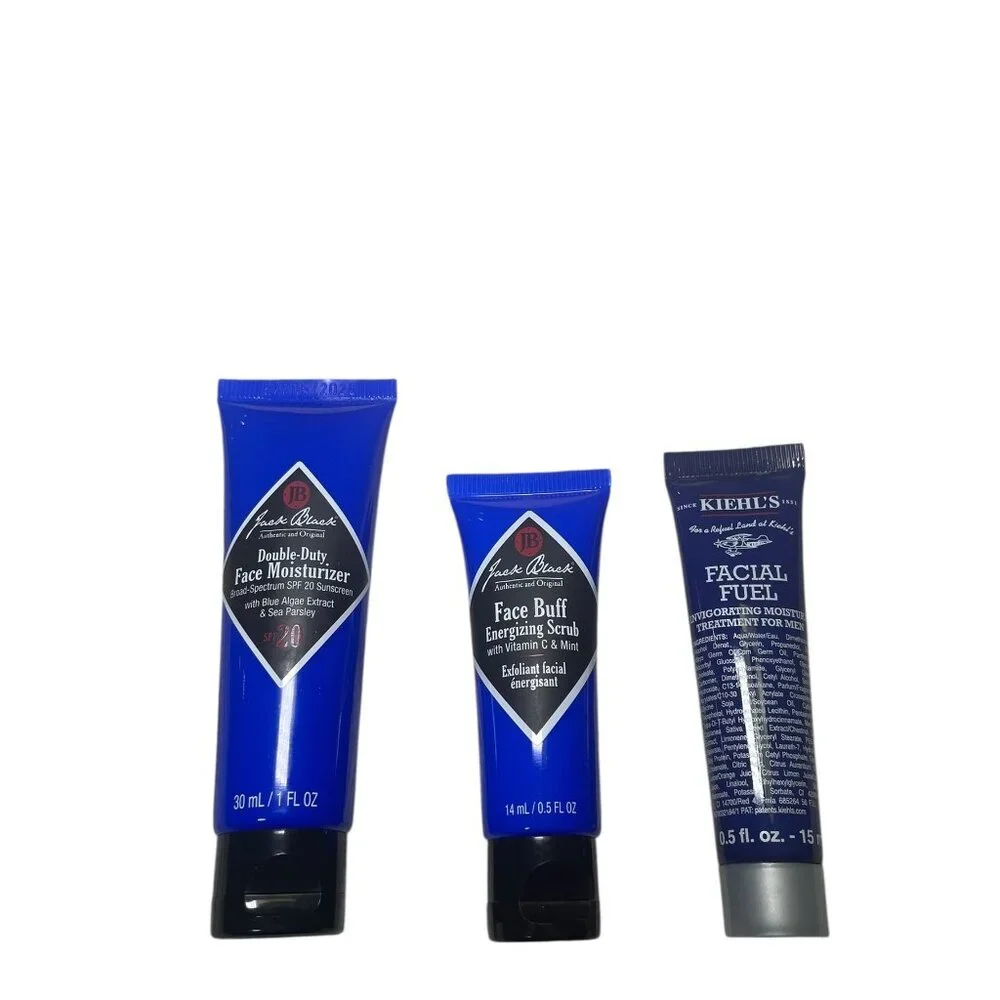 Men’s Skincare Sample Bundle | Jack Black, Kiehl’s, Le Labo, Murdock | New